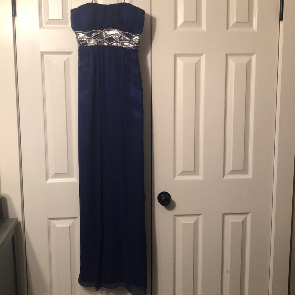 Blue formal dress
